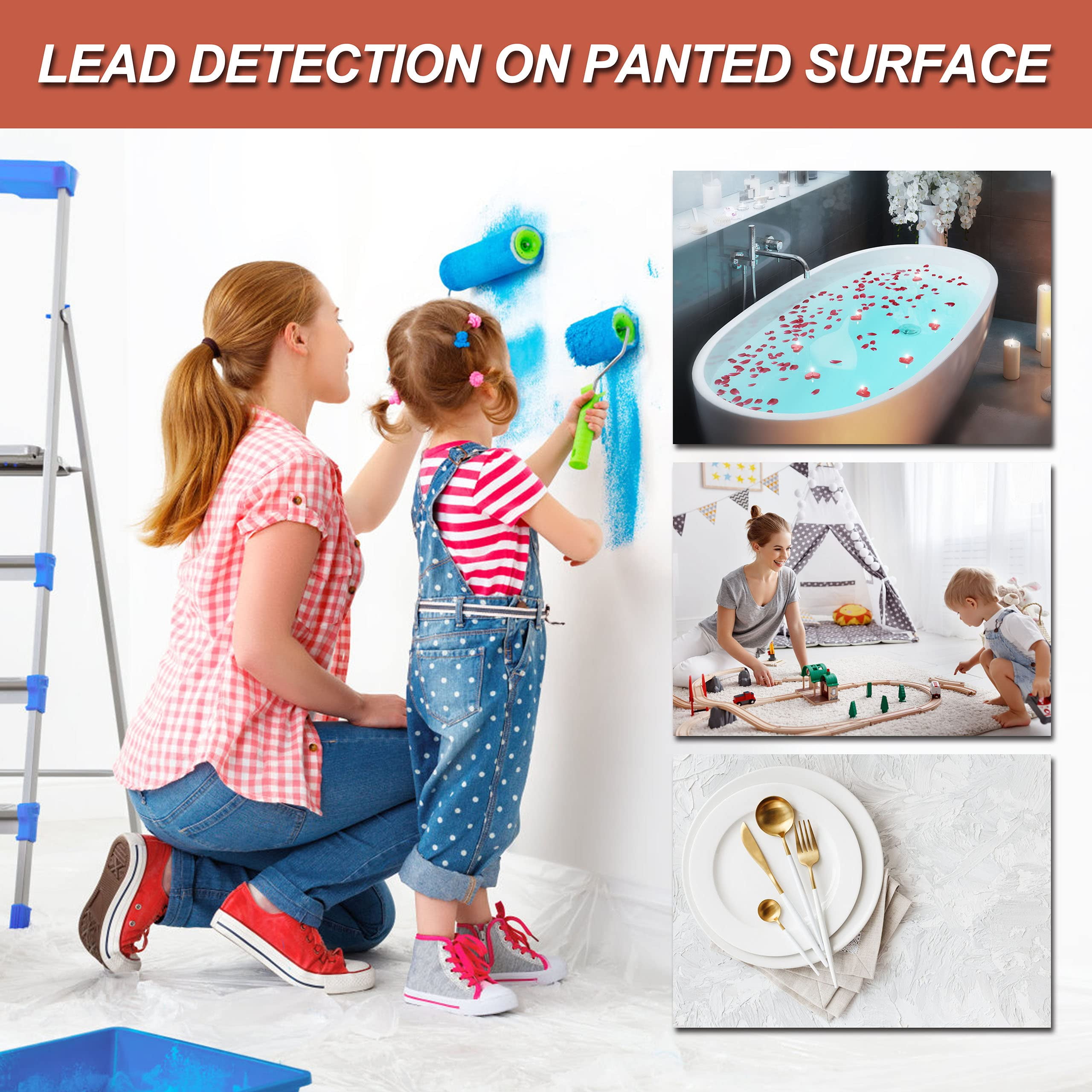 AAwipes Lead Test Kit (30 Rapid Testing Swabs) 30-Second Results. Dip in Water. Home Use for All Surfaces - Painted, Dishes, Toys, Jewelry, Metal, Ceramics, Wood (LS30)