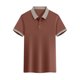 thumbnail image 1 of pstuiky camisetas de hombre, Camisa informal de verano con solapa y botones de color liso para hombre camisas casuales para hombre s, 1 of 7