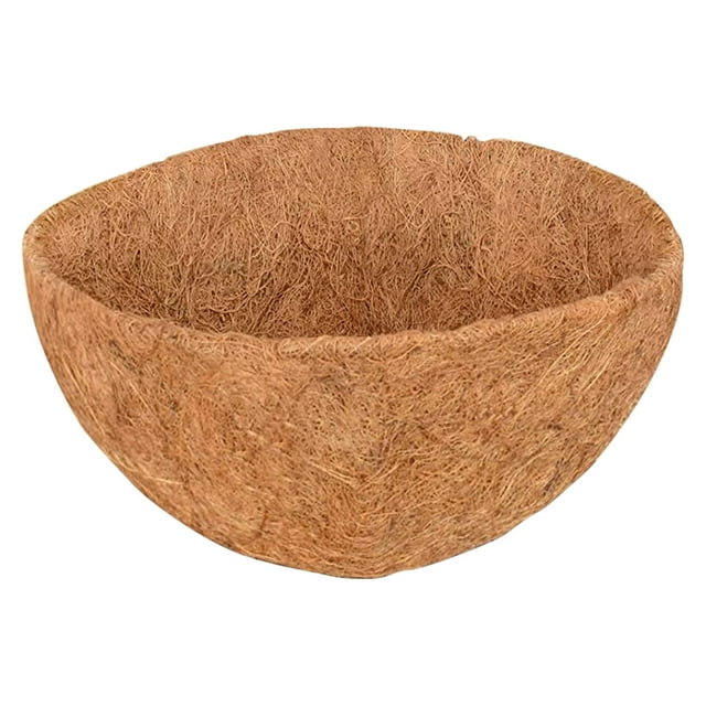 Maceta de fibra de coco natural cortable para suministros de invernadero (10 pulgadas) Likrtyny Libre de BPA