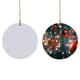 thumbnail image 3 of Prosub sublimación adornos navideños PBT plástico personalizado DIY foto sublimación espacios en blanco adorno colgante de Navidad, 3 of 4