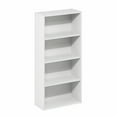 thumbnail image 5 of Furinno Basic 4-Tier Open Shelf Bookcase, Bookshelf, Storage Organizer, 7 x 17 x 35, White, 5 of 6