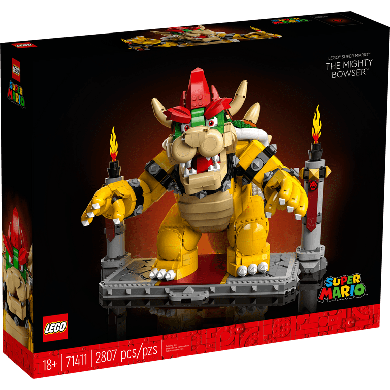 LEGO Super Mario The Mighty Bowser, 3D Build and Display Kit