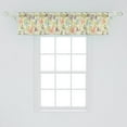 thumbnail image 2 of Ambesonne Butterfly Window Valance, Vintage Soft Floral, 54" X 12", Multicolor, 2 of 3