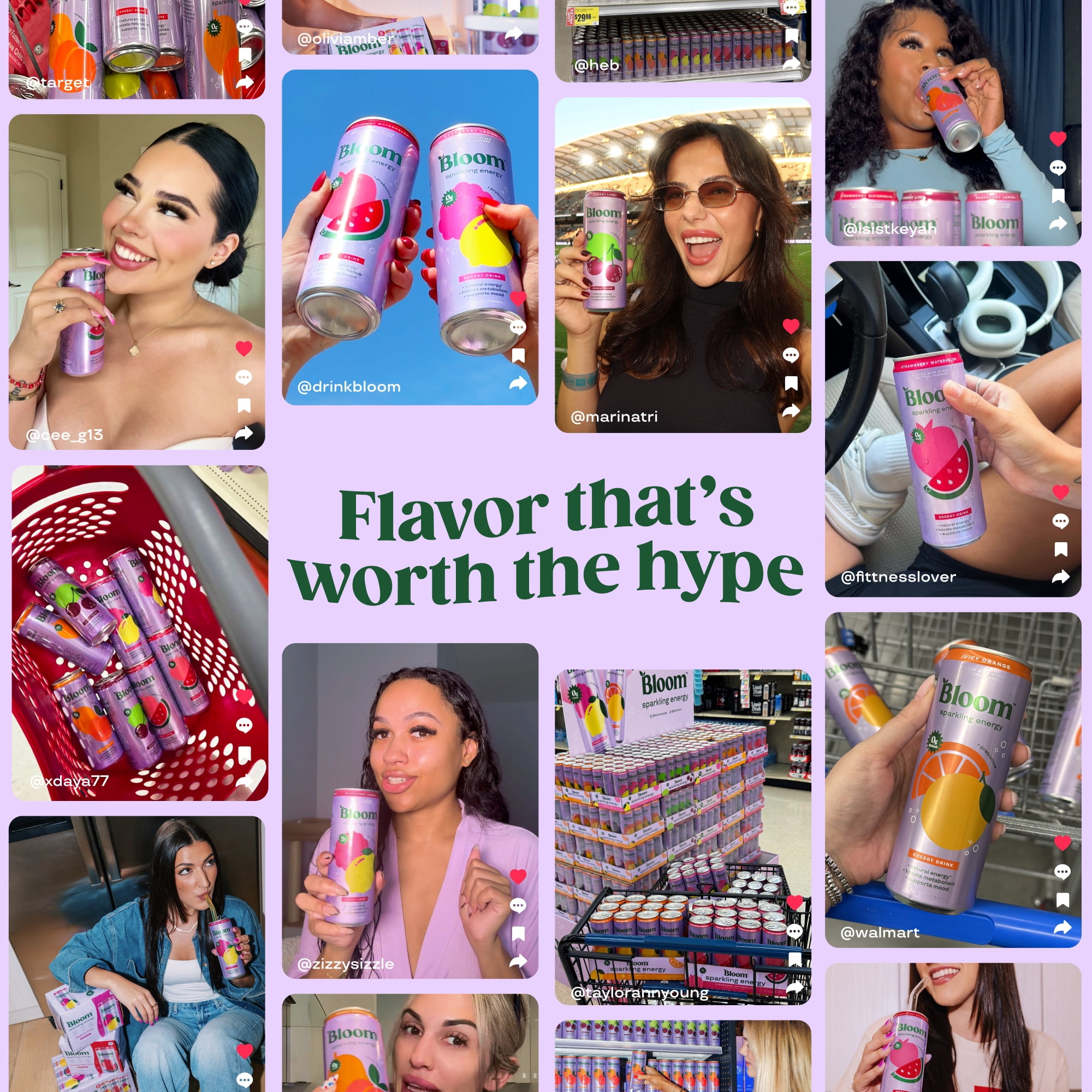 Bloom Sparkling Energy Mini Cans Variety Pack, Strawberry Watermelon (6), Raspberry Lemon (6), 7.5 oz Cans, 12 pack