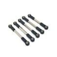 thumbnail image 2 of stanreset 5 Pieces 1/10 Scale RC Car Steering Linkages Model Vehicle Pull Rods Toy Repair Upgrade Modified Replacement for JLB JR Black, 2 of 6