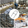 thumbnail image 5 of Niuniu U Fastener Stainless Steel U- Bolt U Shaped Tubes Clamp For Trailer (2pcs, Silver), 5 of 5
