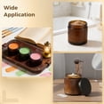 thumbnail image 6 of 12 PCS 16 oz Amber Glass Jars, Round Glass Container with Metal Lid, Small Airtight Glass Containers for Cream Lotion Powder Beauty Products, Leakproof Empty Cosmetic Travel Jar, 6 of 6