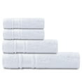thumbnail image 4 of Melissa Linen Bath Towel Sets 4-Piece Towel Set in White, 4 of 11