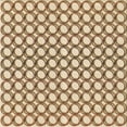 thumbnail image 1 of Ahgly Company Indoor Square Patterned Light Brown Area Rugs, 6' Square, 1 of 6