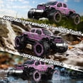 thumbnail image 5 of DEERC 1:10 Fast RC Cars for Adults, 4X4 High Speed RC Truck Crawler, 48+KM/H, Pink All Terrain Hobby Remote Control Monster Truck with 2 Modular Batteries, Toy Vehicle Gift for Kids, 5 of 8