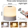 thumbnail image 2 of Portable Baby Night Light, 16 Color Egg Light for Nursery, Rechargeable Small LED Lamp, 2400mAh, Dimmable Touch Night Light,for Toddler,Kids,Adults, 2 of 10