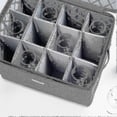 thumbnail image 3 of Wine Glass Storage Holds 12 Wine Glasses Or Wine Foldable Storage Box Can Also Be Used For Clothing Shlm Edition 0927, 3 of 5