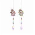 thumbnail image 3 of Cuadros Decorativos 2 campanas de viento de cristal para el sol, atrapasueños de luz colgante de diamantes, decoración de la habitación del hogar del arco iris Ndcxsfigh Nuevos Originales, 3 of 8