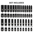thumbnail image 2 of Mayouko 50PCS 1/4 Inch Drive Master Impact Socket Set,Metric/SAE,Deep/Shallow,6 Point,CR-V, 5/32 Inch - 9/16 Inch, 4mm - 15mm., 2 of 7