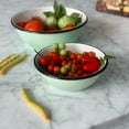 thumbnail image 6 of Mint 2.5L Enamelware Serving and Mixing Bowl – Vintage Kitchen Style Durable Steel Bowl, 6 of 10