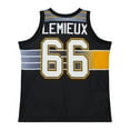 thumbnail image 3 of Unisex Mitchell & Ness Mario Lemieux Black Pittsburgh Penguins Maxxed Out Fashion Basketball Jersey, 3 of 5