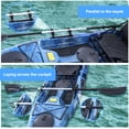 thumbnail image 6 of 2pcs Kayak Paddle Holder, TSV Kayak Track Mount Accessories to Save Track Space & Secure Paddle, 2-Layer Grip for Slim Gear, 6 of 7