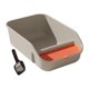 thumbnail image 1 of Caja de arena para gatos de interior con tapa abierta, desmontable y antisalpicaduras, alta Gris, 1 of 9