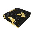 thumbnail image 2 of KLL Gold Bottles Print Fleece Throw Blanket, Horizontal Fleece Bedding Cute Soft Blankets Comfy Fleece Flannel Plush Home Decor for Couch & Bed -60"x50", 2 of 9
