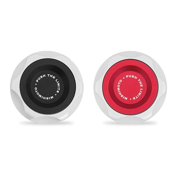 Mishimoto MMOFC-MITS-RD Oil Filler Cap Compatible With Mitsubishi   Red