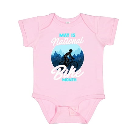 

Inktastic National Bike Month Biking Cyclist Gift Gift Baby Boy or Baby Girl Bodysuit