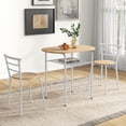 thumbnail image 5 of Costway 3 Piece Dining Set Table 2 Chairs Home Kitchen Breakfast Furniture, 5 of 10