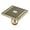 Green Bronze, variant on Square Brass Floor Drain Cover Bathroom Shower Hair Catcher Double-layer Filter