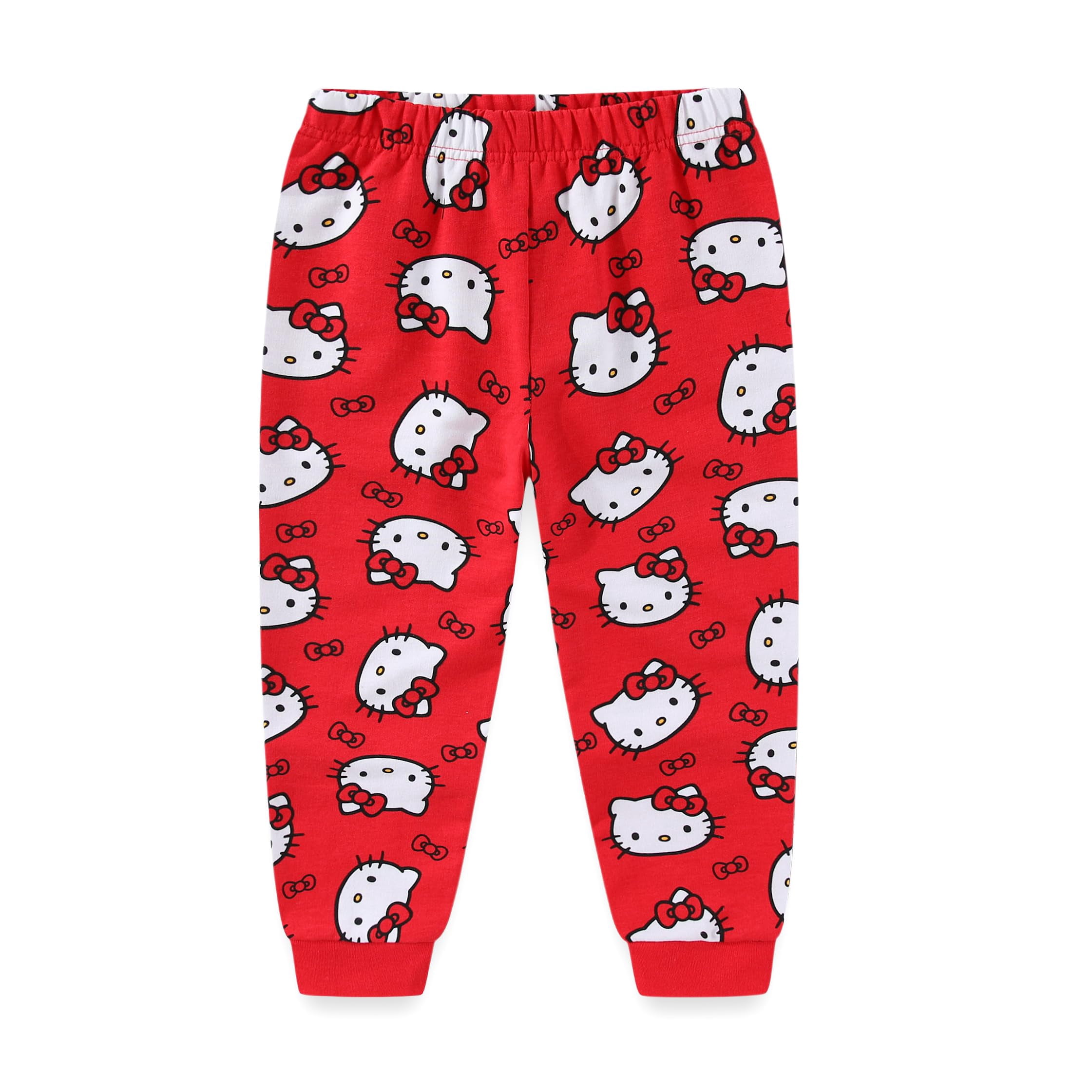 Hello Kitty Sanrio Long Sleeve Shirt and French Terry Pants Set (Girls), 2 Piece Set, Sizes 2T-12