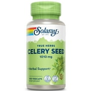 Solaray Celery Seed 1010mg | Healthy Cardiovascular, Liver, Water Balance & Joint Support | Whole Seed w/ Phytochemicals & Flavonoids | Non-GMO | 100ct