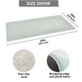 thumbnail image 3 of Dailycode Grayish Green Bathroom Rugs Non Slip Absorbent Soft Plush Quick Dry Bath Mat, 39"x20", 3 of 8