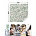 thumbnail image 5 of nqOlkjepod Green Spring Floral Cloth Napkins Set of 8 Reusable Dinner Napkins, Summer Botanical Vintage Farmhouse Cocktail Napkin Washable Table Napkins for Wedding/Holiday Party/Baby Shower 20"x20", 5 of 8