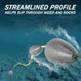 thumbnail image 3 of Dr.Fish 50 Pack Bullet Fishing Sinker Weight Worm Weights Lead Sinker for Bass Fishing, Texas Rigs, 3 of 6
