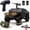 Black, variant on 1:14 Scale 4WD RC Crawler Military Truck with Winch & LED Lights, 2 Batteries 80+ Min Play, 2.4GHz All-Terrain Off-Road Remote Control Car RTR Hobby Toy Gift for Boys Adults
