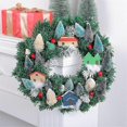thumbnail image 2 of Christma Decorations - Christmas Wreaths For Front Door-xmas Village Wreath - Holiday Decor For Hom, 2 of 5