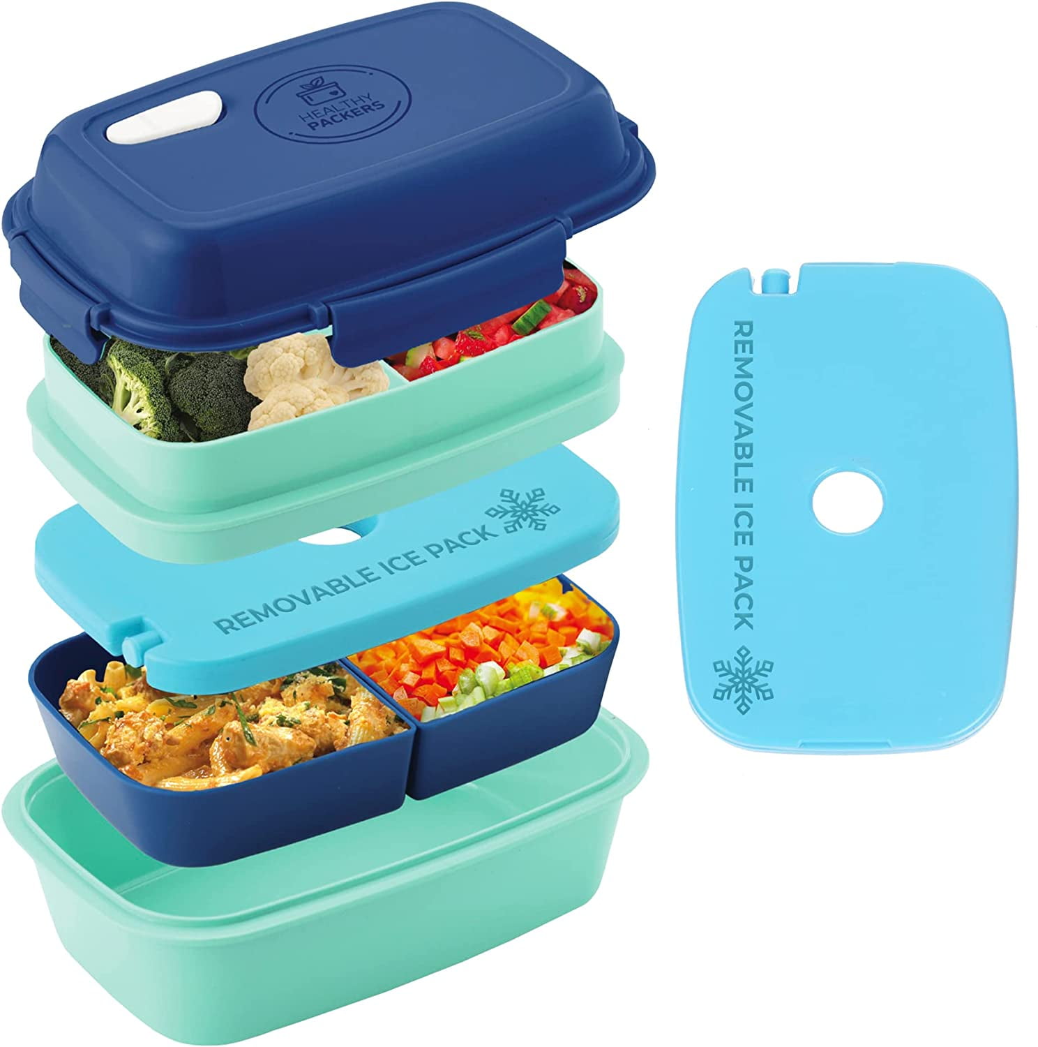 10 Meal Prep Food Plastic Storage Lunch Box Container Reusable Microwavable 22oz 