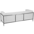 thumbnail image 2 of Flash Furniture Imagination Leather Reception Sofa in White, 2 of 2