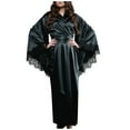 thumbnail image 3 of Lindreshi Robes for Women Clearance Women Lace Satin Sleepwear Kimono Nightdress Lingerie Camisole Casual Pajamas, 3 of 6