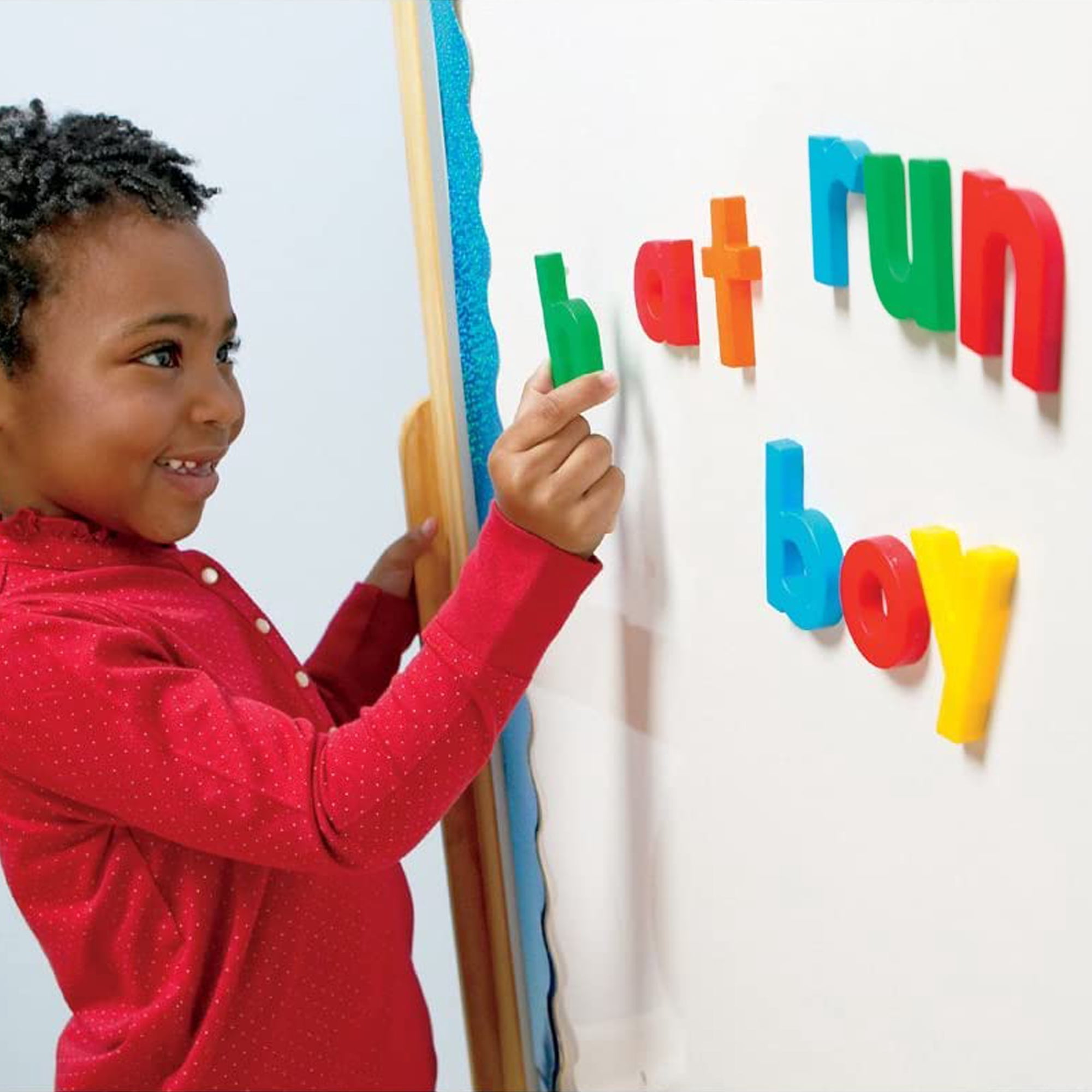 Educational Insights Jumbo AlphaMagnets- Multicolored Lowercase (Set of 42)