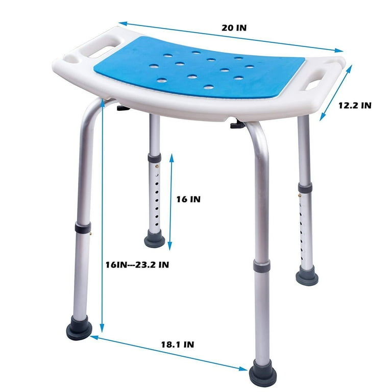 Medokare shower stool padded seat hotsell