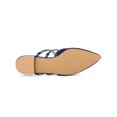 thumbnail image 6 of BLISSFUL STEP Women's Glitter Pointy Toe Flats Mules, 6 of 8