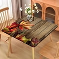 thumbnail image 2 of Fall Outdoor Square Tablecloth Card Fitted Tablecloth with Elastic Party Table Cover Square Elastic Tablecloths for Tables Waterproof Wipeable Table Cloths for Indoor,Picnic,Kitchen,Dinner 32"X32", 2 of 4