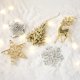 thumbnail image 3 of Christmas Pendants Stars Deer/Snowflake/Angel for Xmas Tree Hanging DIY Crafts Kids Gift Ornament Christmas Party Decorations, 3 of 5