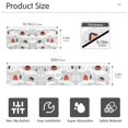 thumbnail image 3 of Yayeee Faucet Mat for Kitchen Sink 30" Diatomite Long Splash Guard Pad, Cartoon Red Houses, 3 of 7