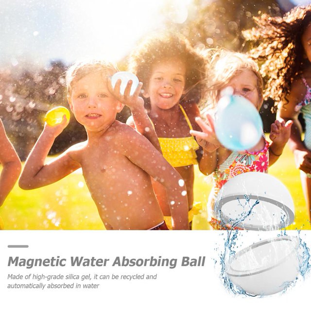 Bolas de bomba de agua magnética de 50 mm Globos de piscina autosellantes Blanco Sywqhk libre de BPA