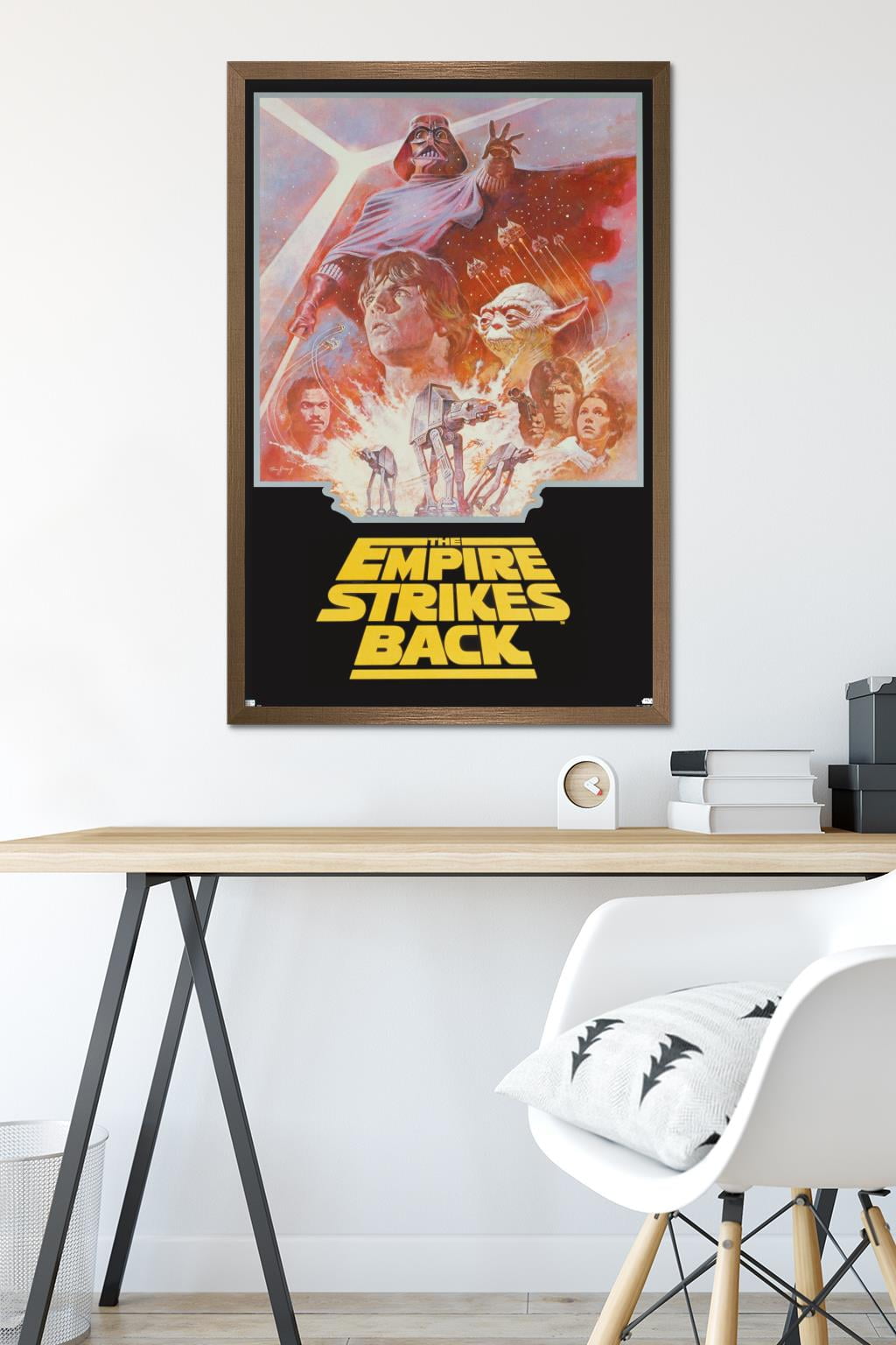Star Wars: The Empire Strikes Back - Group One Sheet Wall Poster, 22.375" x 34" Framed