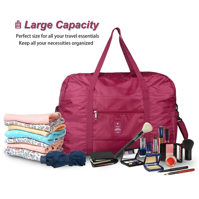 Travel Duffle Bag Foldable with Shoulder Strap, FITDON Travel - Main Image