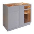 thumbnail image 2 of Sunny Wood Gsb42bc-A Grayson 36" Wide X 34-1/2" High Blind Corner Base Cabinet - Grey, 2 of 7