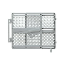 Summer by Ingenuity Indoor & Outdoor Walk-Thru Safety Pet and Baby Gate, 27.5 - 42" Wide, 26" Tall - Gray