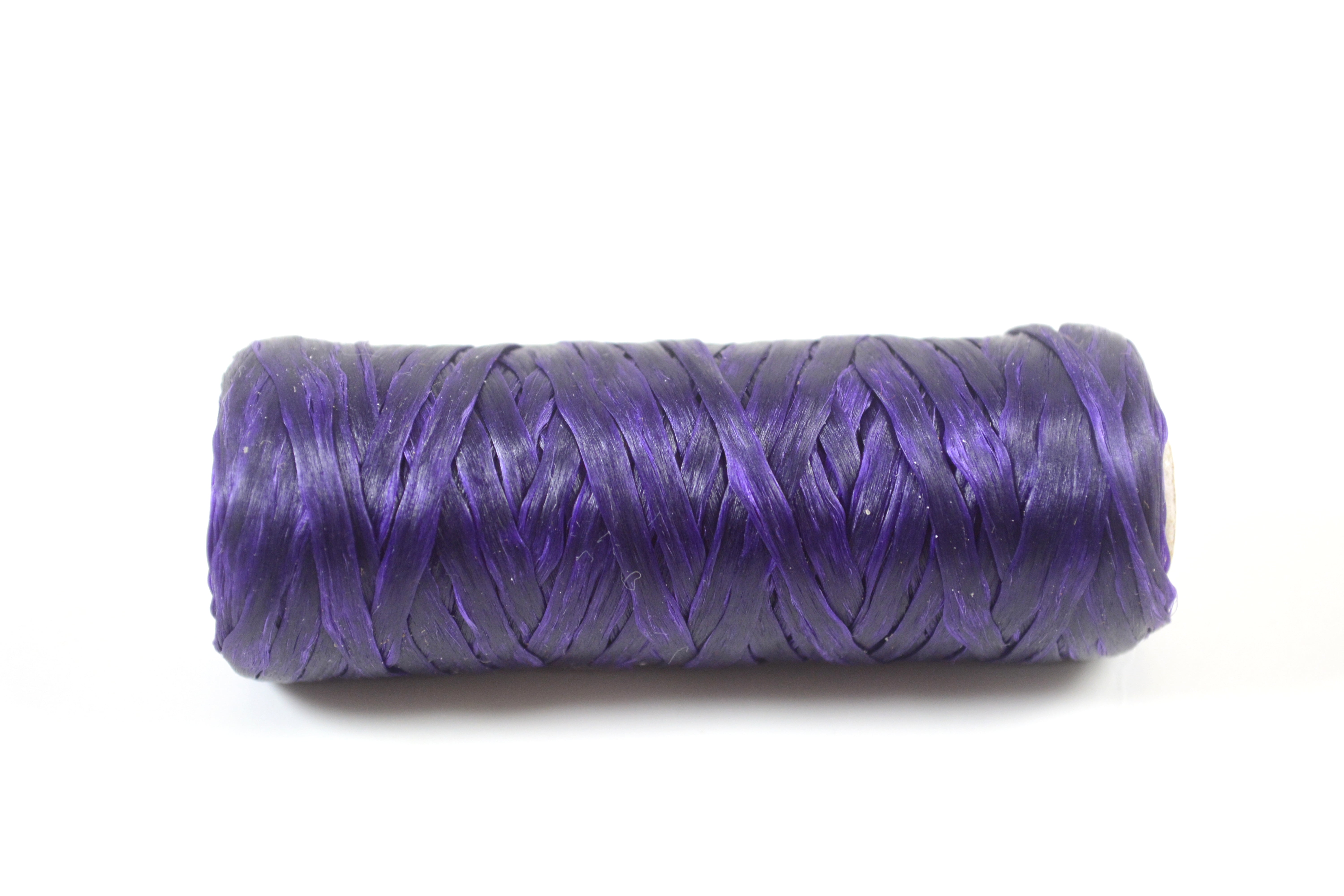 Kulay Bobbin Artificial Deer Sinew Waxed Flat Poly Thread, 100 Yards, 5 Ply, 70 LB Test (Pack of 6 - Brown, White, Black, Purple, Blue, Red)