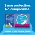 thumbnail image 4 of Equate Maxi Pads, Super Protection, Unscented, Compare to Stayfree™ (48 Count), 4 of 9